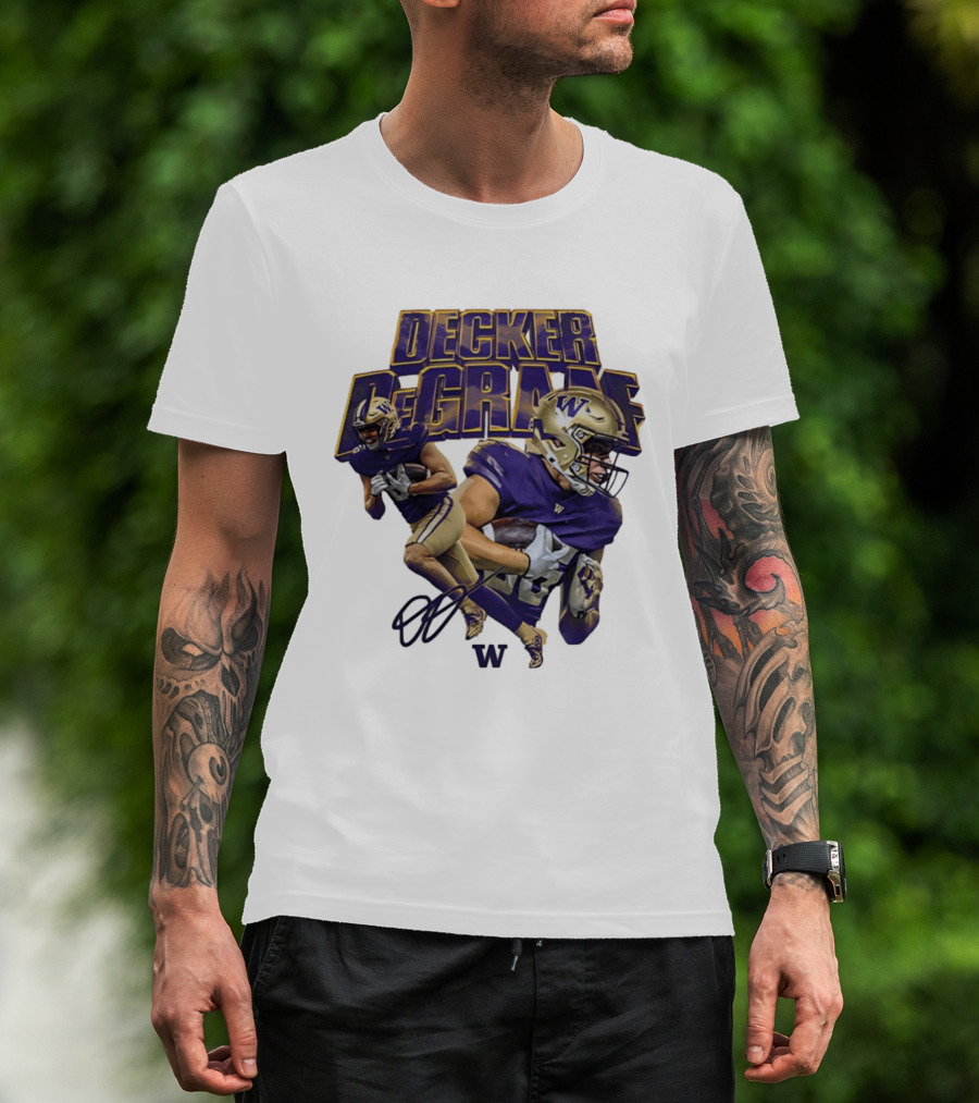 Decker DeGraaf Washington Huskies NCAA Football W T-Shirt