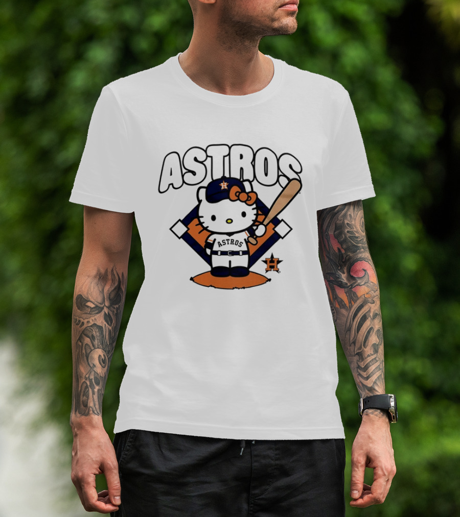 Hello Kitty Astros 2026 MLB Baseball T-Shirt