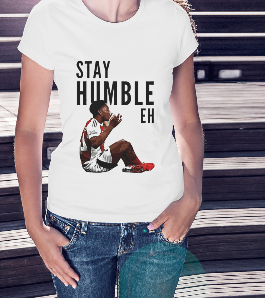 Myles Lewis Skelly Stay Humble Eh Arsenal Football Meme T-Shirt