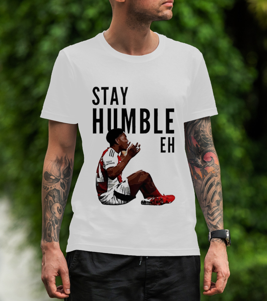 Myles Lewis Skelly Stay Humble Eh Arsenal Football Meme T-Shirt