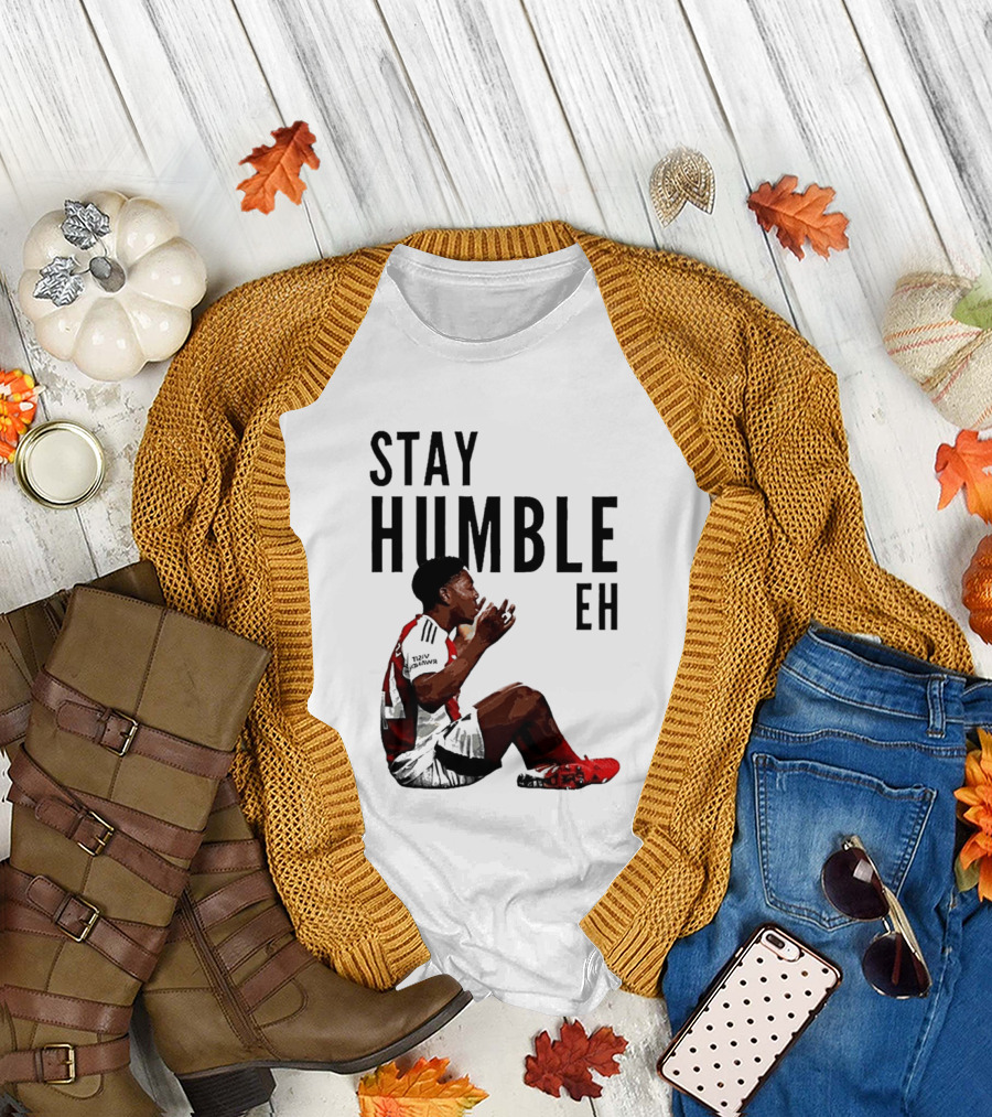 Myles Lewis Skelly Stay Humble Eh Arsenal Football Meme T-Shirt