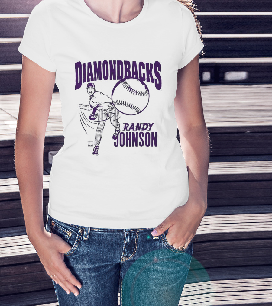 Randy Johnson Arizona Diamondbacks Cooperstown Collection Baseball T-Shirt