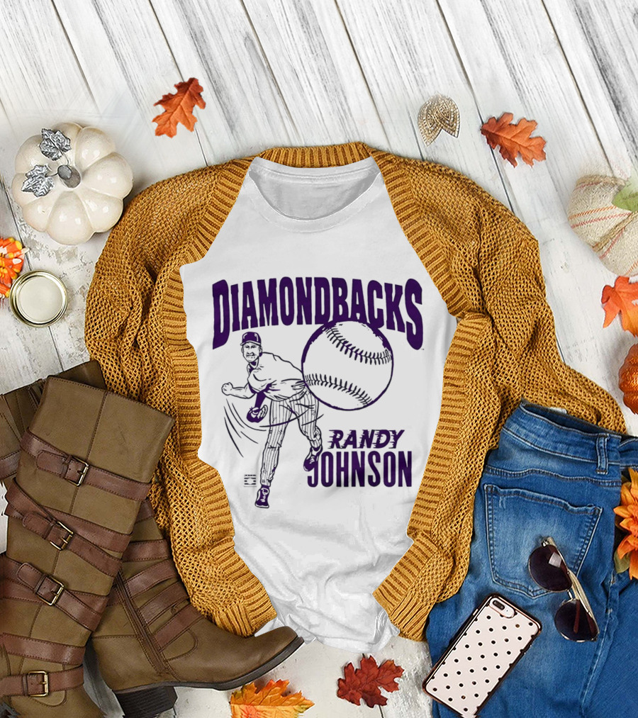 Randy Johnson Arizona Diamondbacks Cooperstown Collection Baseball T-Shirt