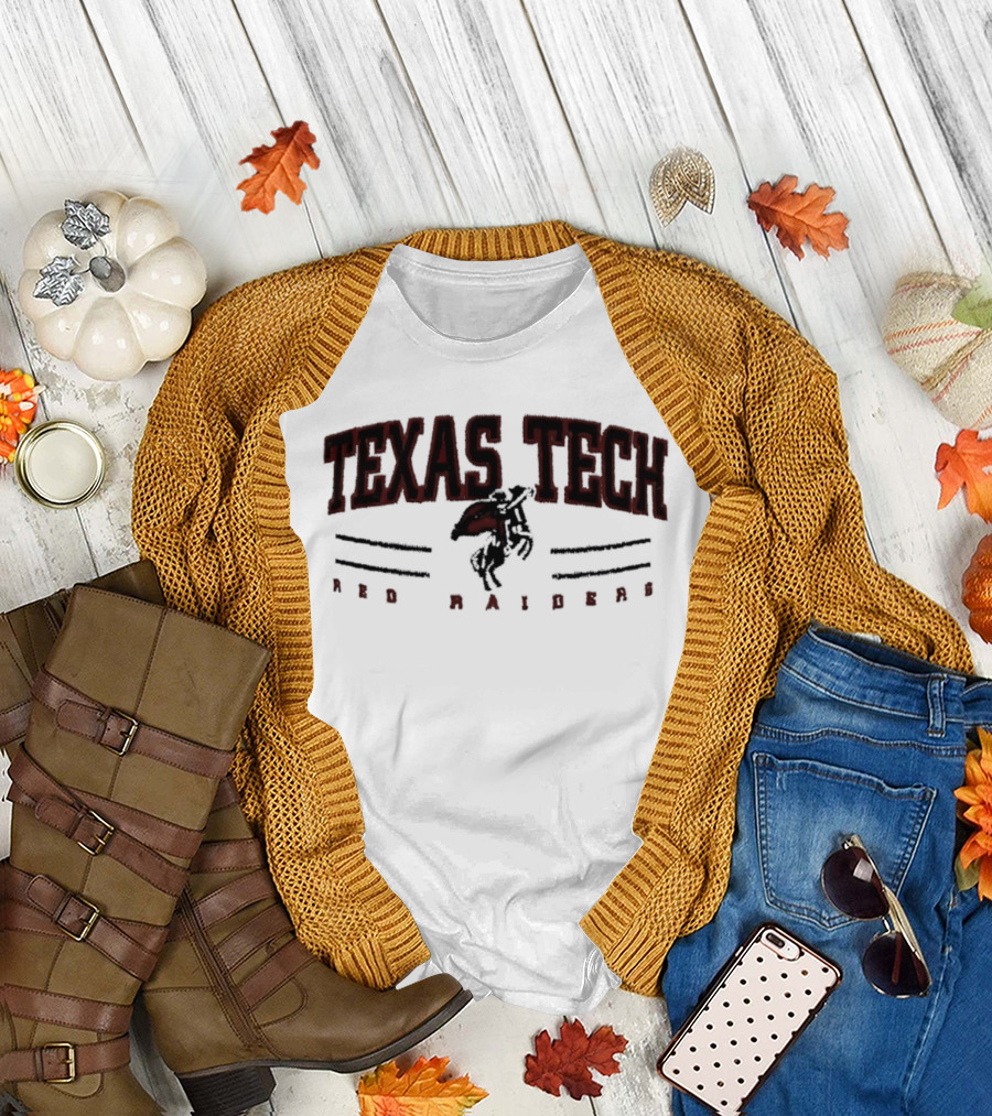 Texas Tech Red Raiders Masked Rider Football Iconic Horse T-Shirt
