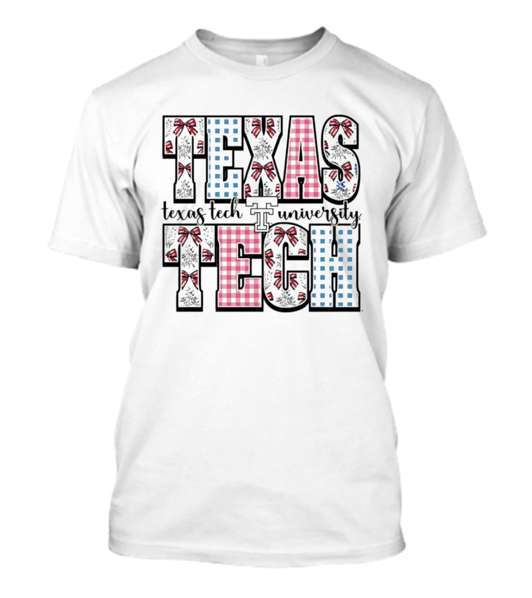 Texas Tech University Coquette Bow T-Shirt