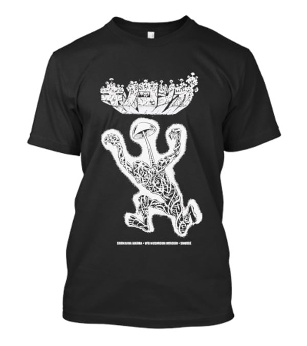 UFO Mushroom Invasion Extraterrestrial Encounter T-Shirt