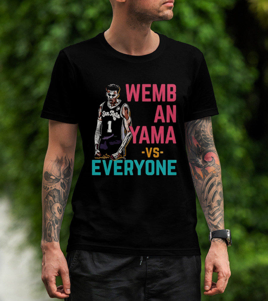 Victor Wembanyama Vs Everyone San Antonio Spurs NBA 2026 T-Shirt