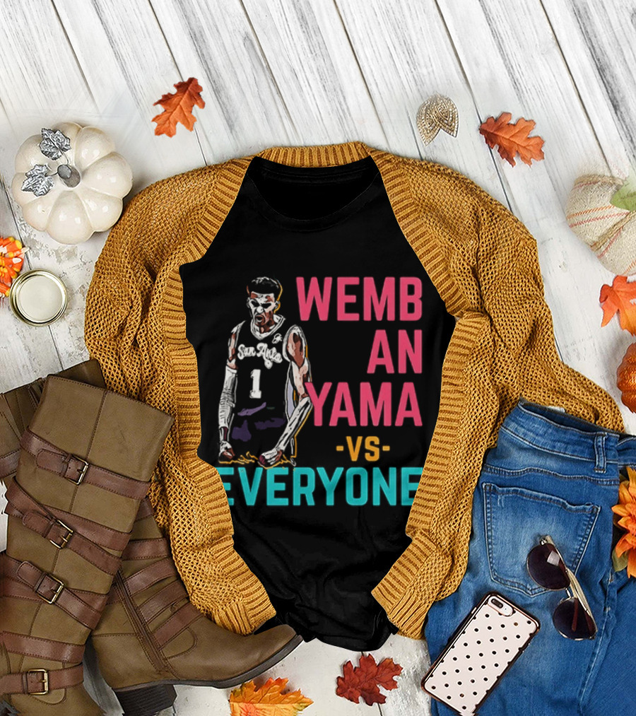 Victor Wembanyama vs Everyone San Antonio Spurs NBA 2026 T-Shirt