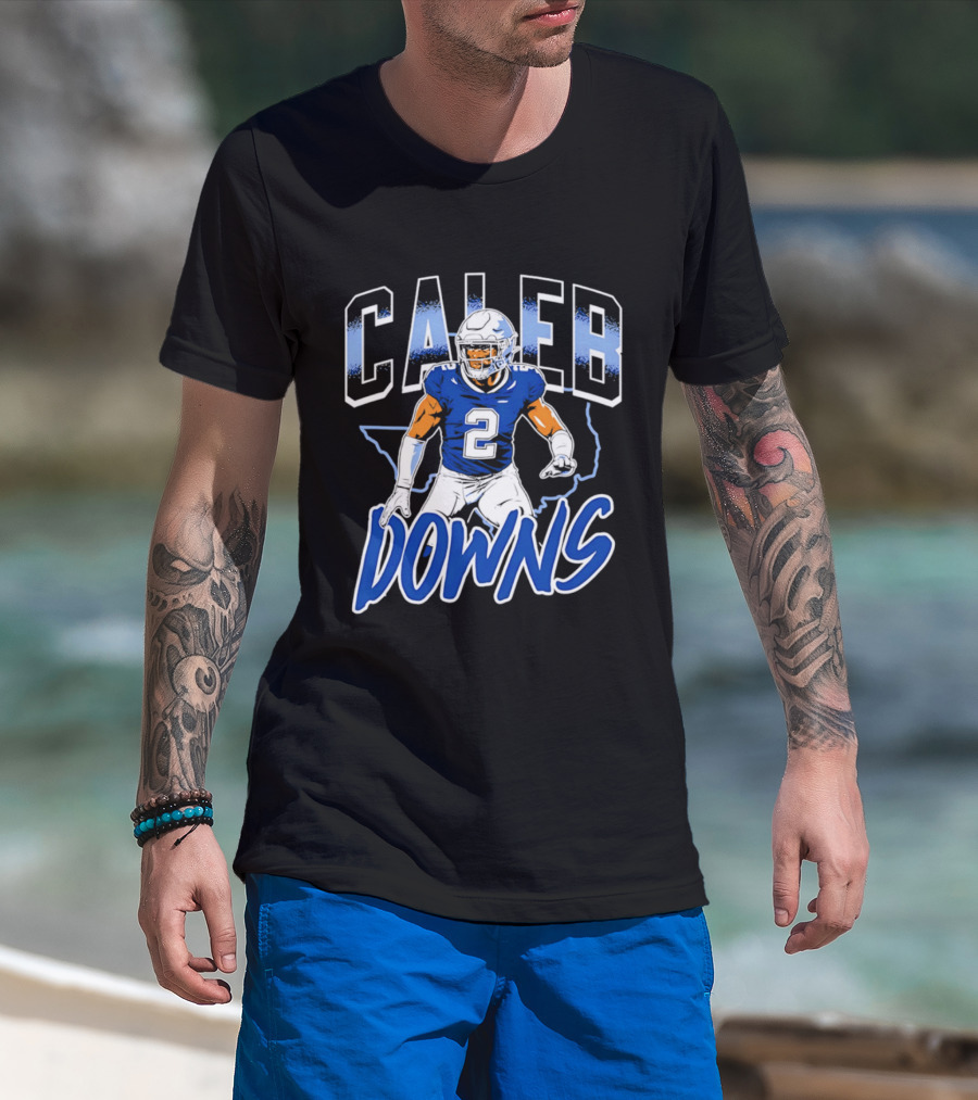 Caleb Downs Dallas Cowboys Football Number 2 T-Shirt