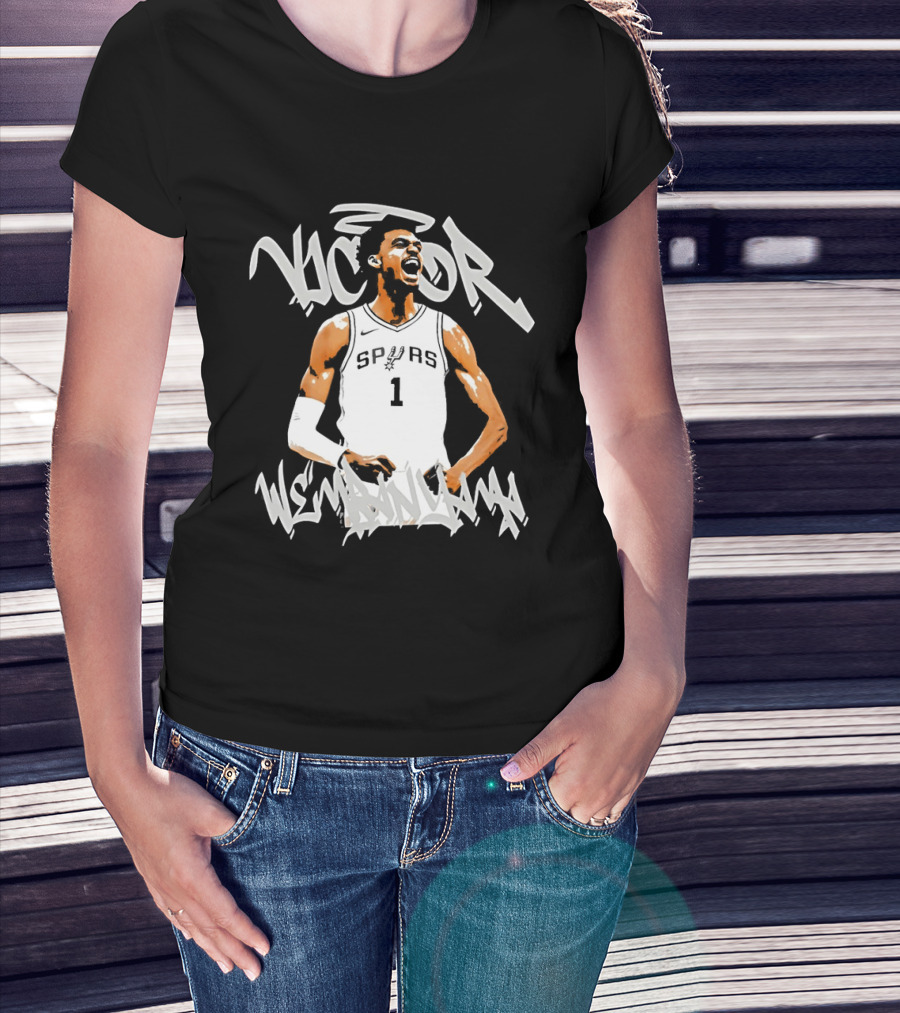 Victor Wembanyama Spurs Basketball Celebration 2026 T-Shirt