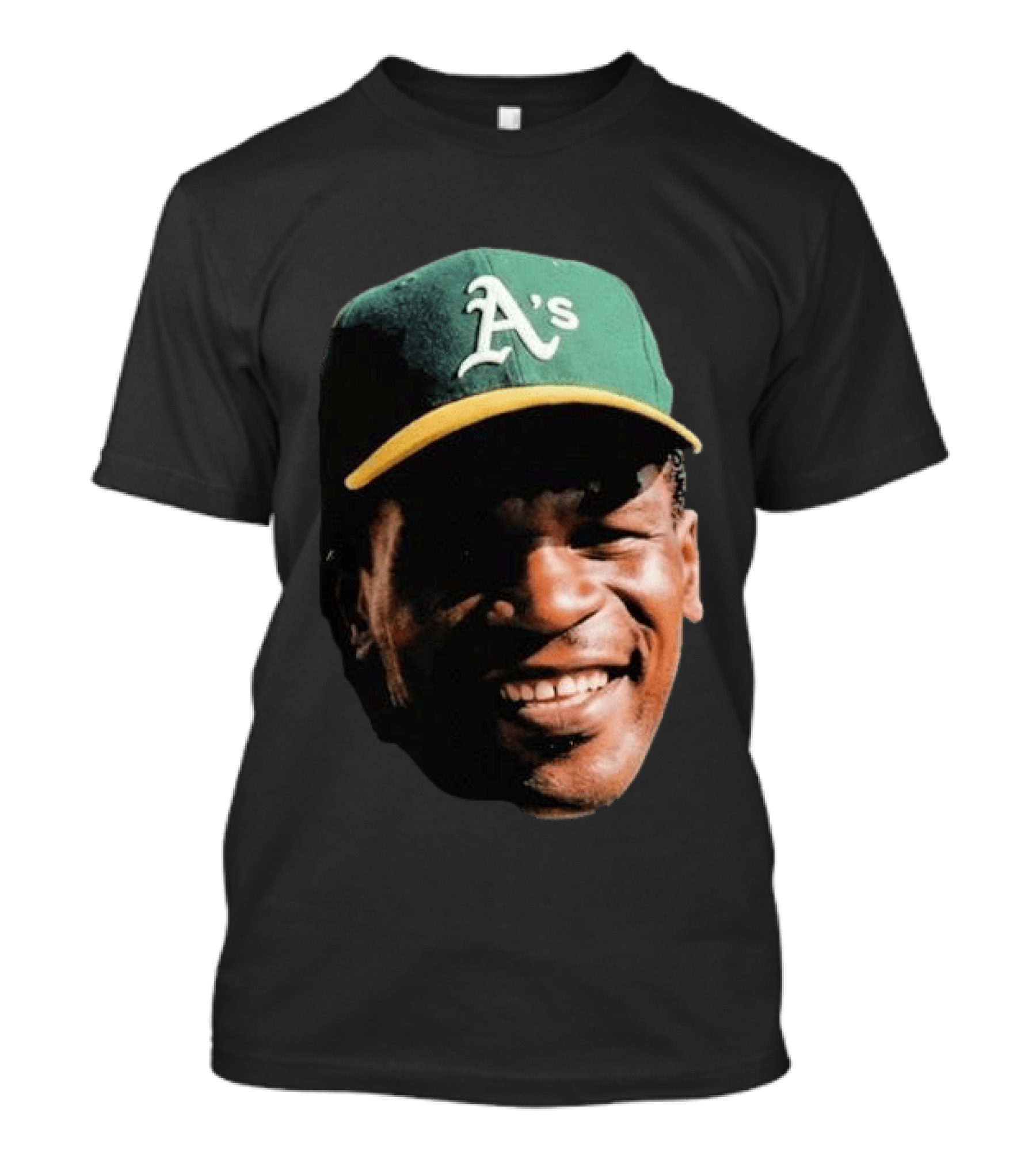 Dallas Braden Rickey Henderson A's Cap T-Shirt