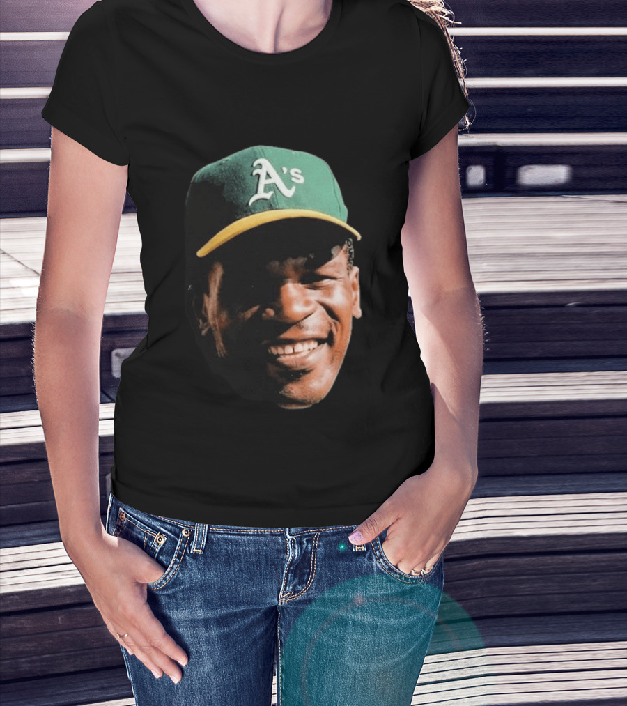 Dallas Braden Rickey Henderson A's Cap T-Shirt