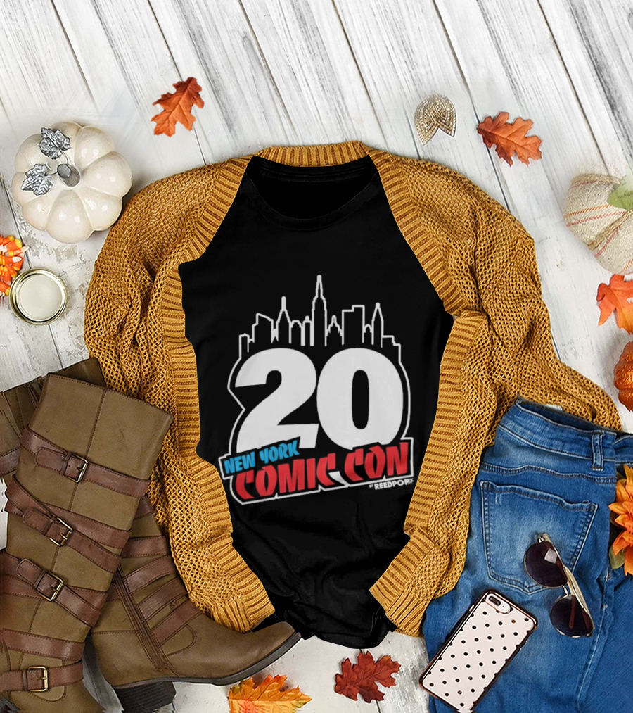 New York Comic Con 20th Anniversary 2026 Skyline Celebration NYCC T-Shirt
