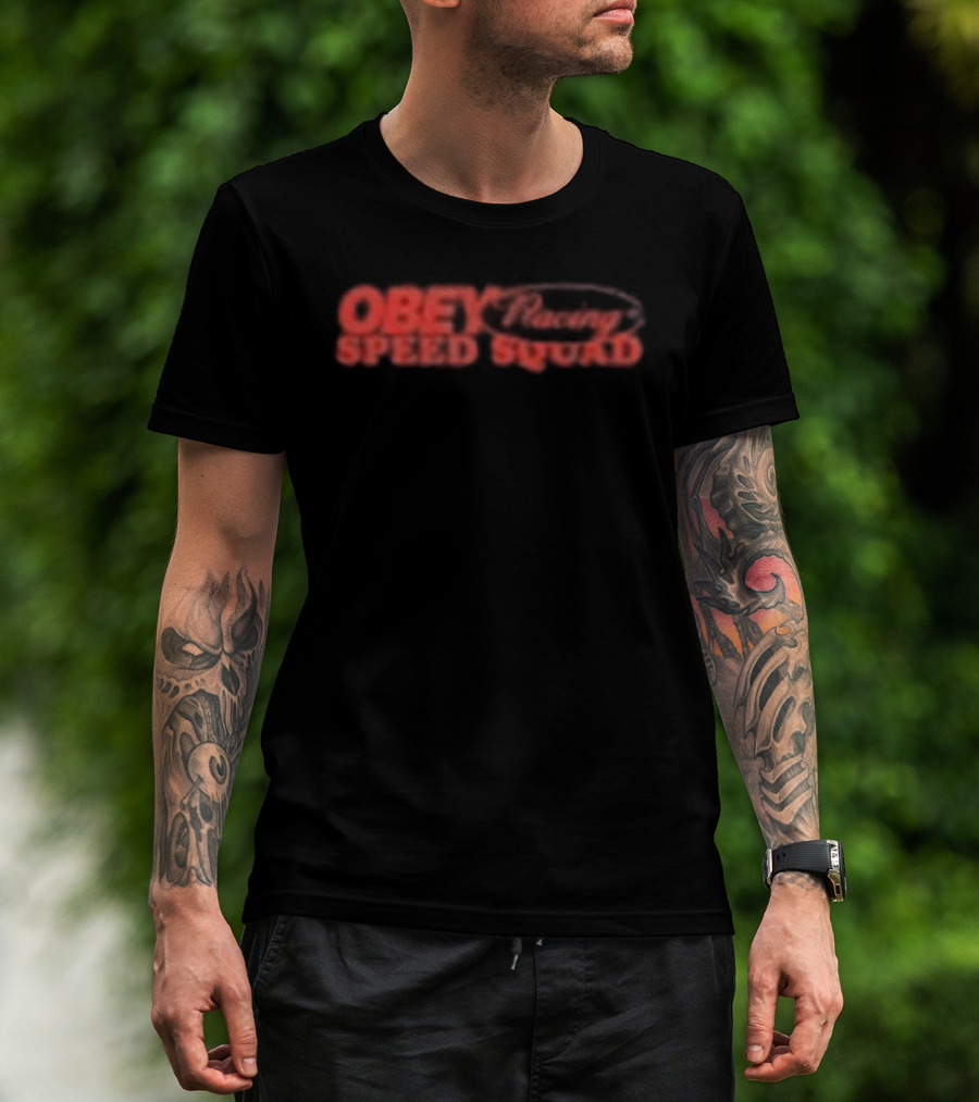 Obey Clothing Speed Squad Heavyweight Racing Team T-Shirt