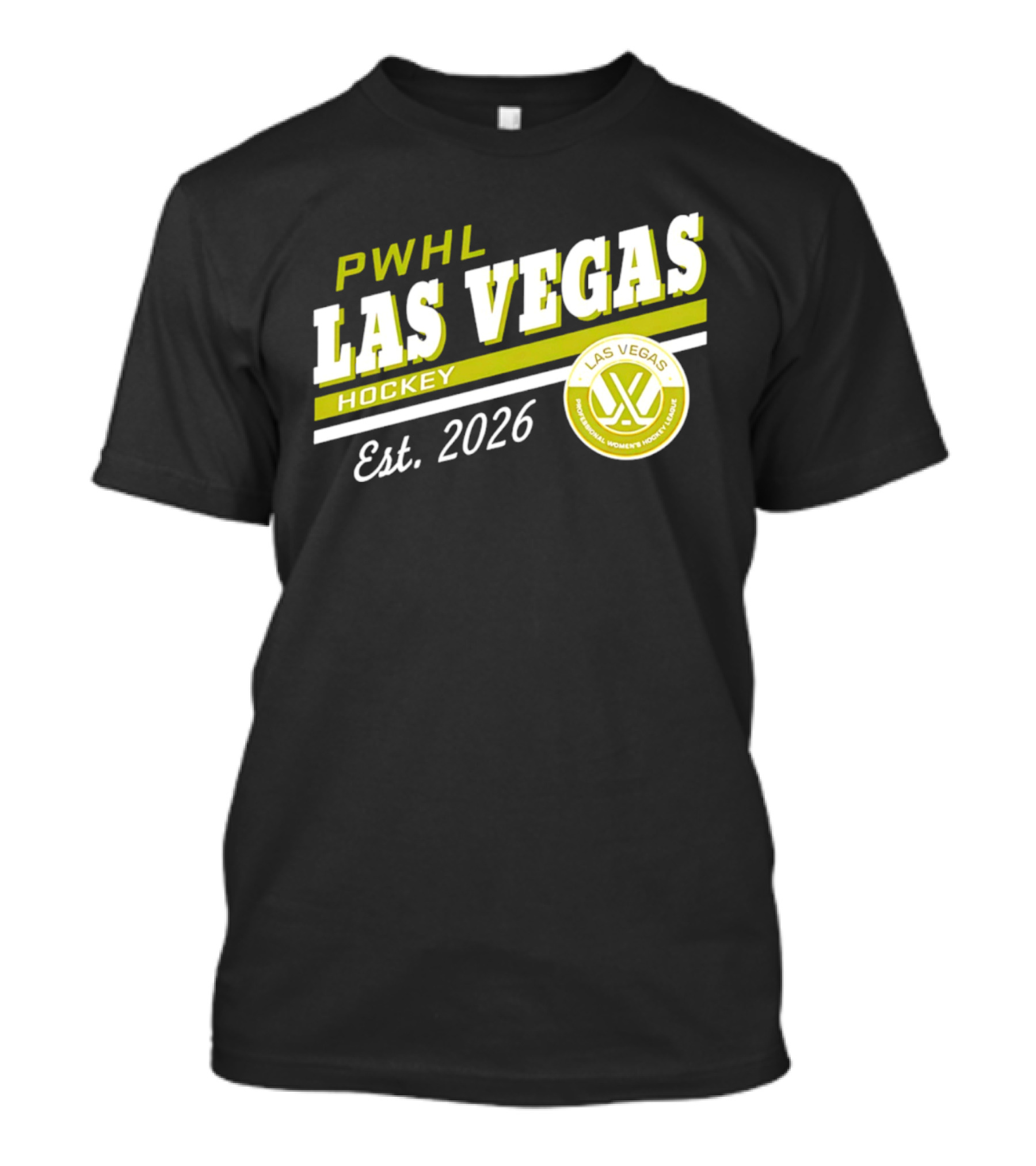 PWHL Las Vegas Hockey Est. 2026 Professional Women's Hockey League T-Shirt