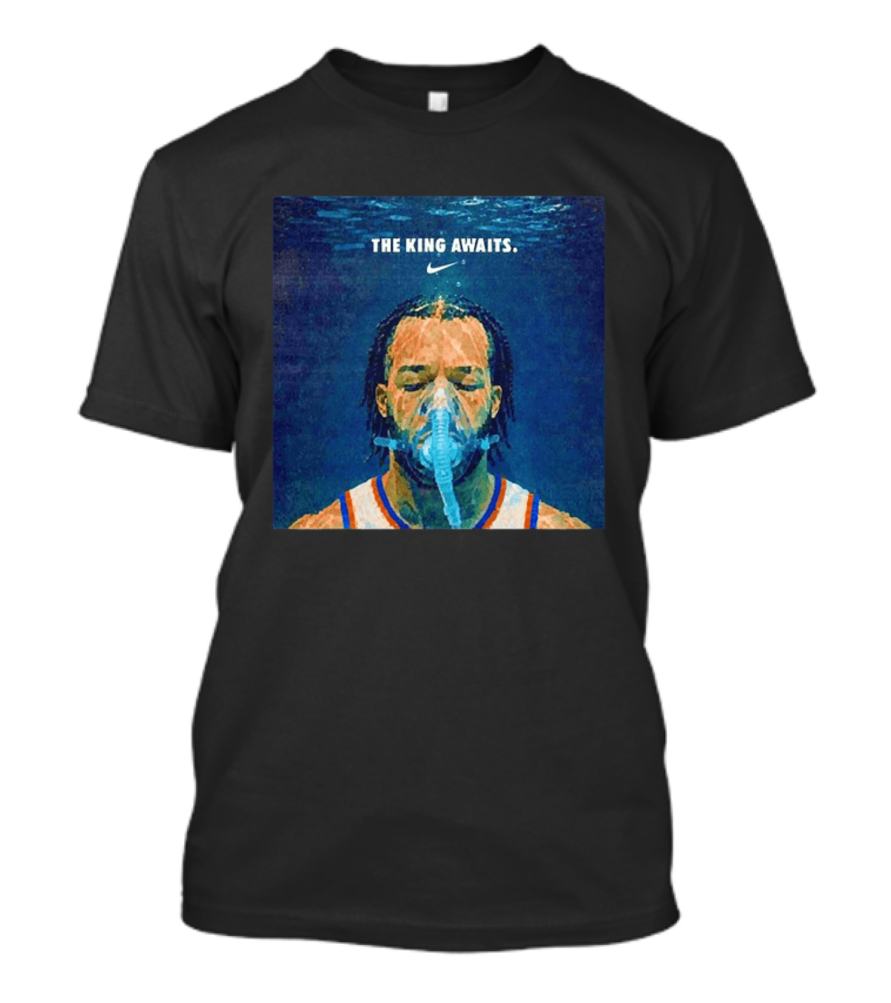 Jalen Brunson NY Knicks The King Awaits Nike T-Shirt