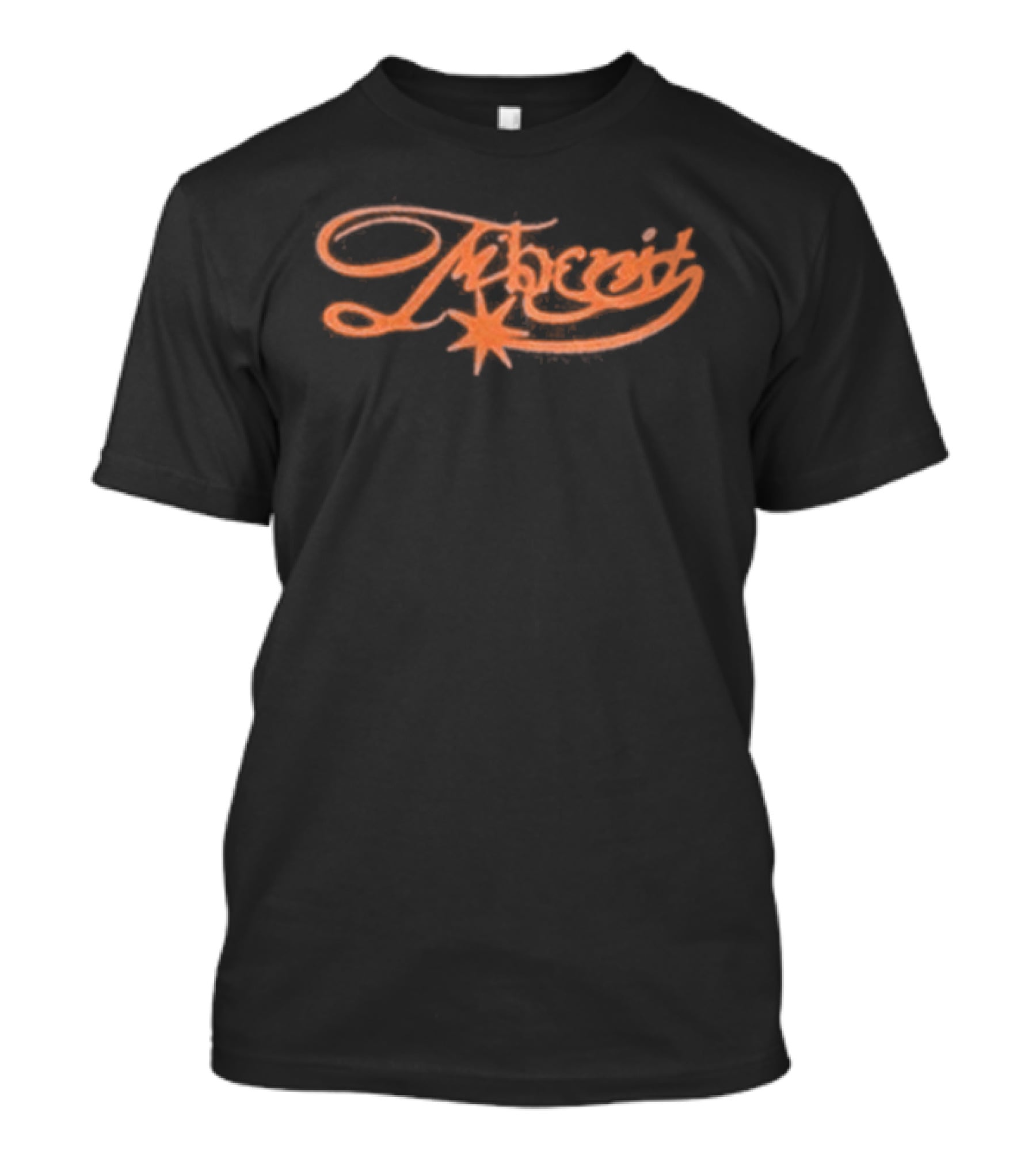 Jiberish Matterhorn Script Logo Orange T-Shirt