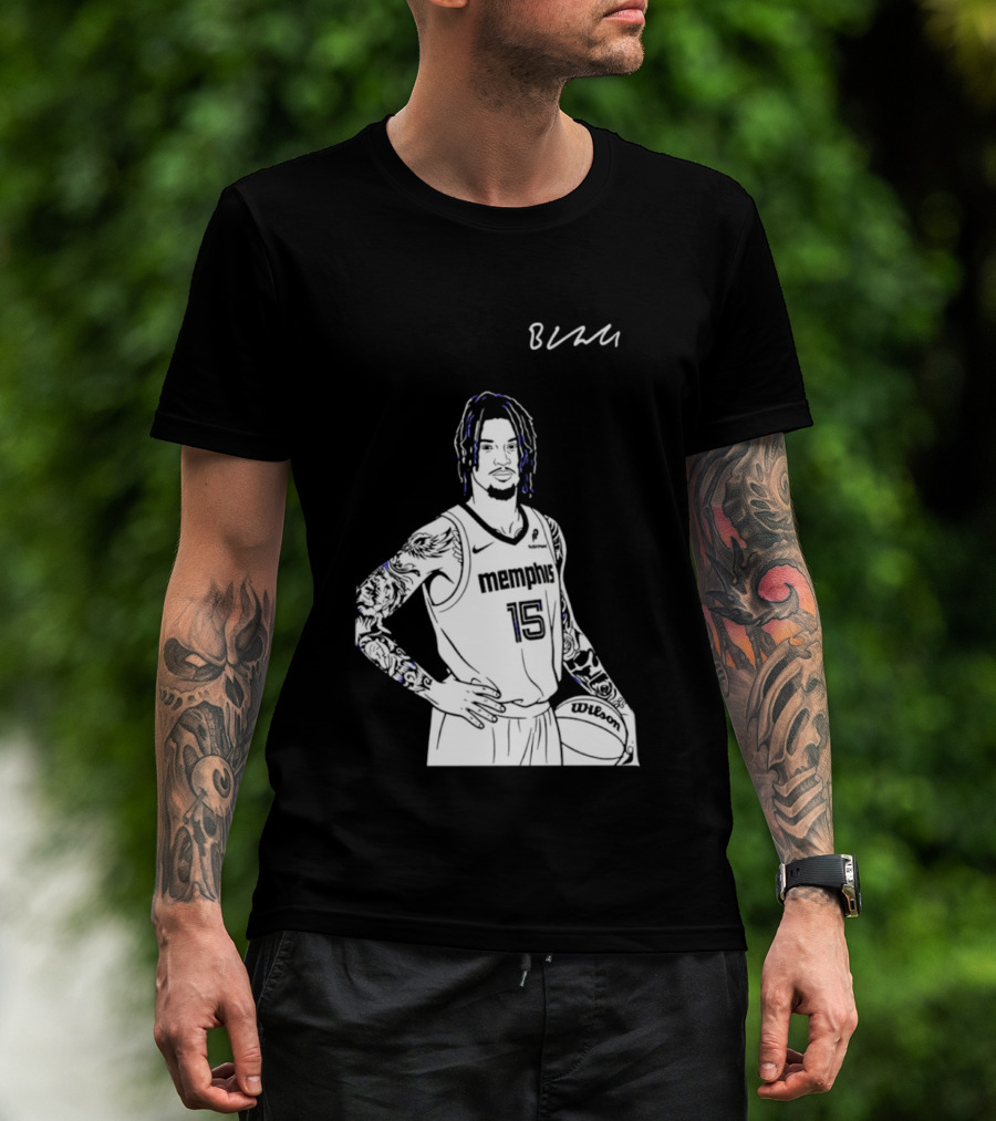 RIP Memphis Grizzlies Brandon Clarke Number 15 Basketball Star T-Shirt