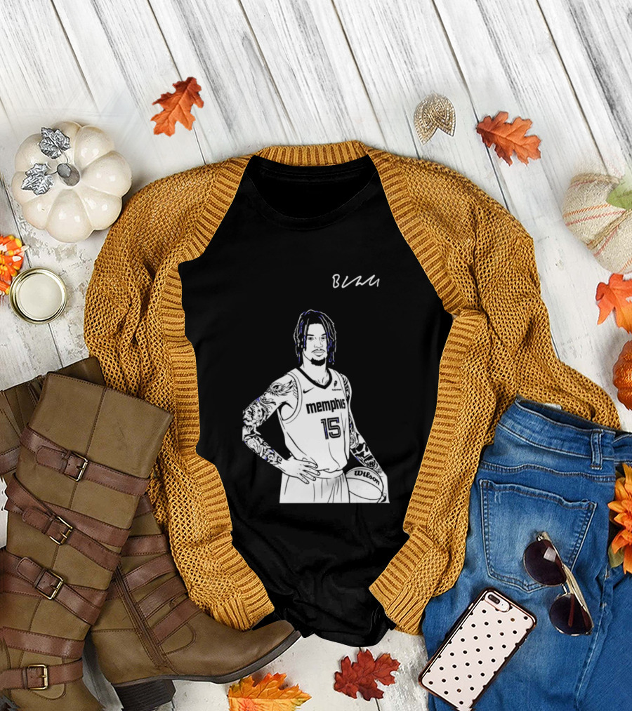 RIP Memphis Grizzlies Brandon Clarke Number 15 Basketball Star T-Shirt