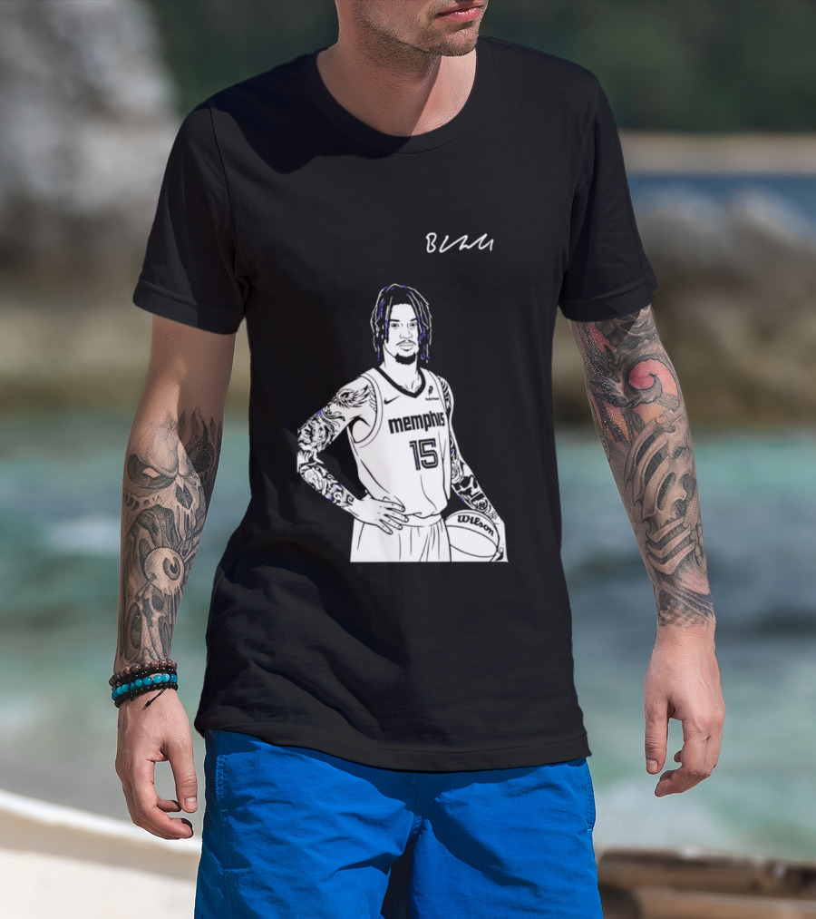 RIP Memphis Grizzlies Brandon Clarke Number 15 Basketball Star T-Shirt