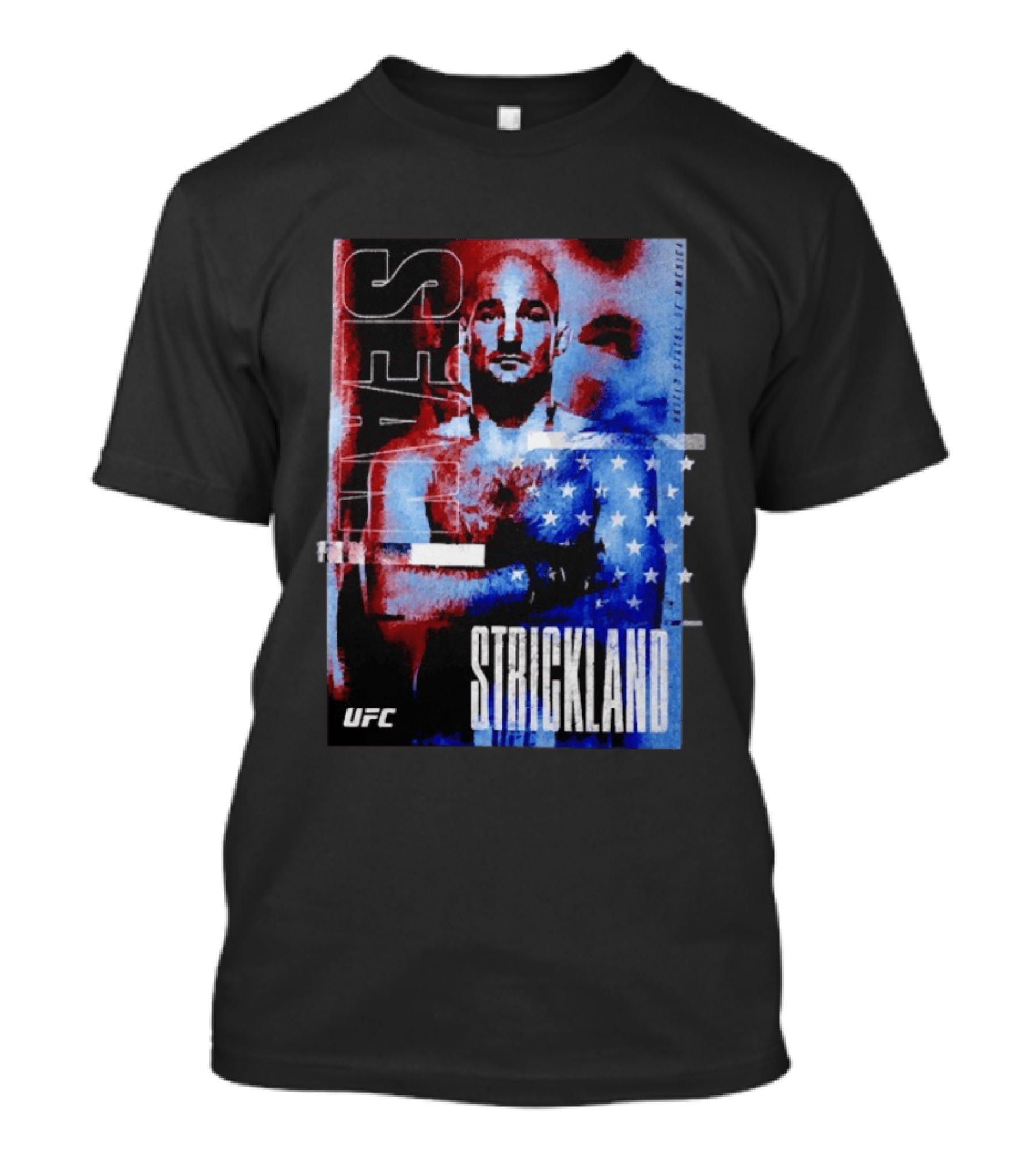 Sean Strickland UFC Fighter American Flag T-Shirt