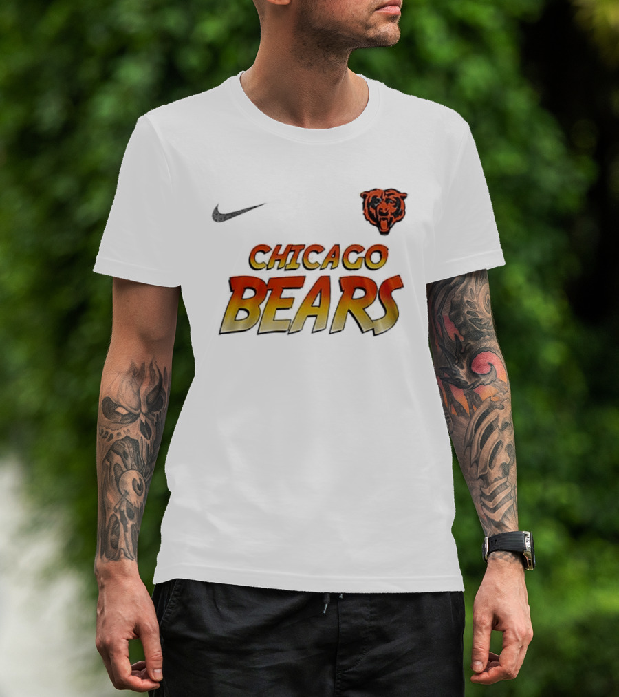 Nike Chicago Bears Indiana Jones Style Collaboration T-Shirt