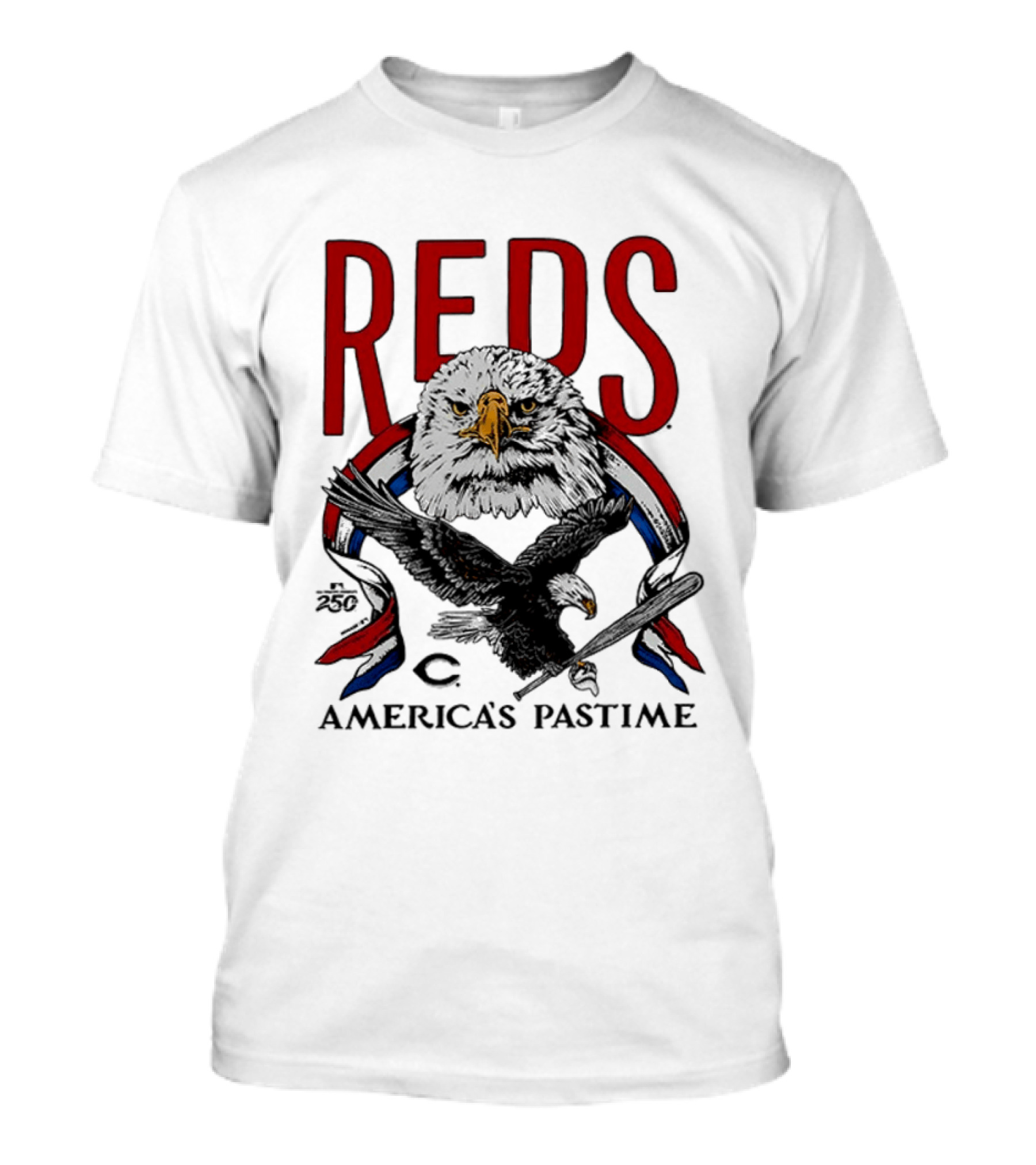 Cincinnati Reds Eagles 250th America's Pastime 2026 T-Shirt