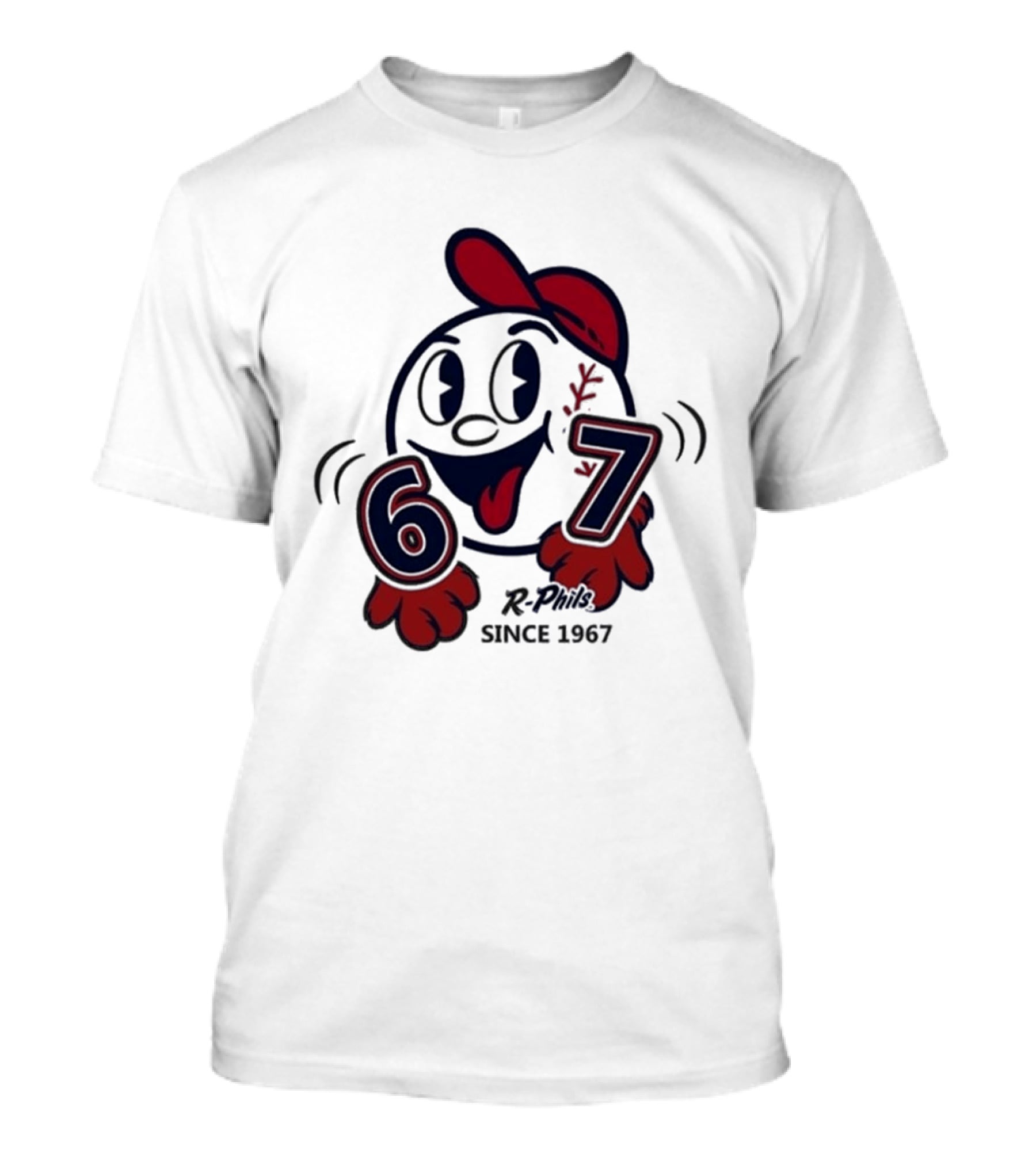 Reading Fightin Phils R Phils Character 67 Since 1967 T-Shirt
