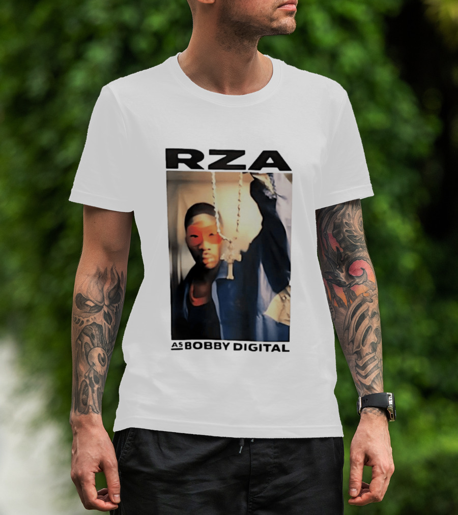 RZA Bobby Digital Mask And Chain T-Shirt