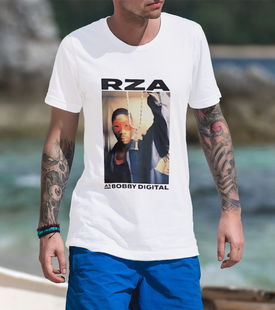 RZA Bobby Digital Mask And Chain T-Shirt
