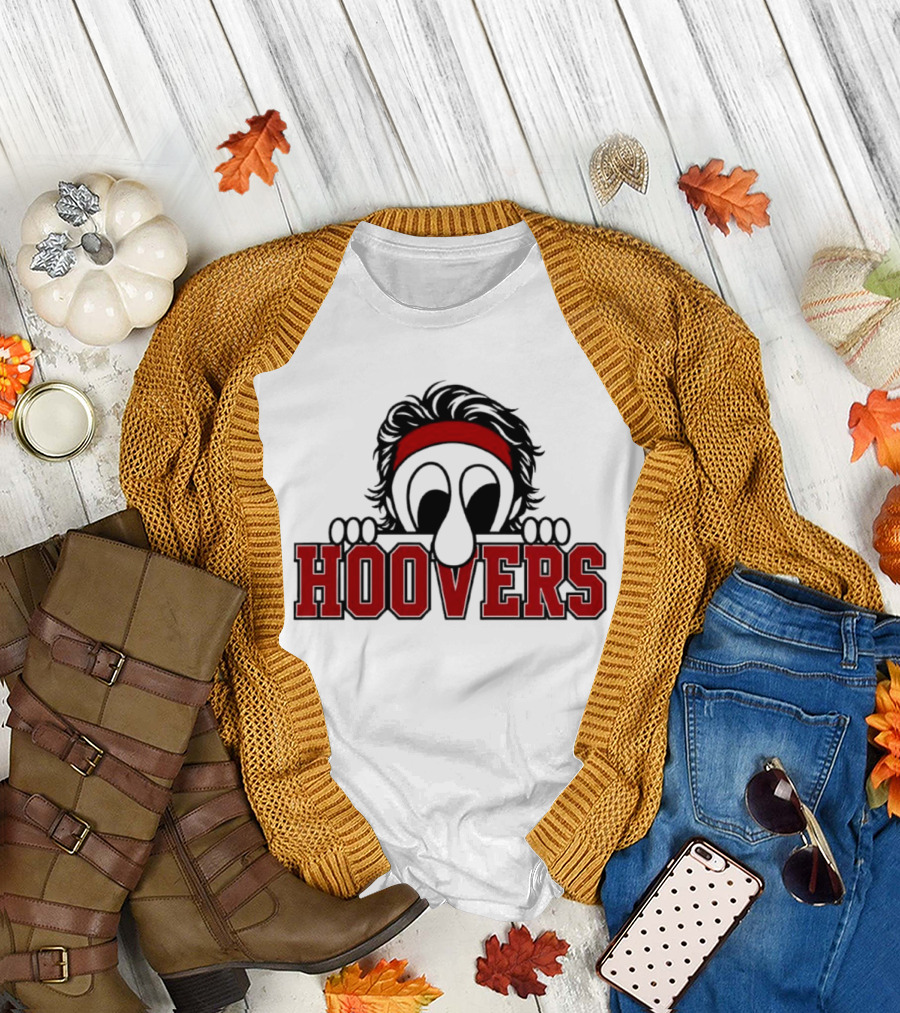 Hoovers Peeking Character with Red Headband T-Shirt