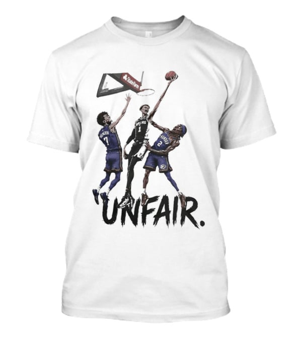 Unfair San Antonio Spurs Basketball Players Dunk T-Shirt