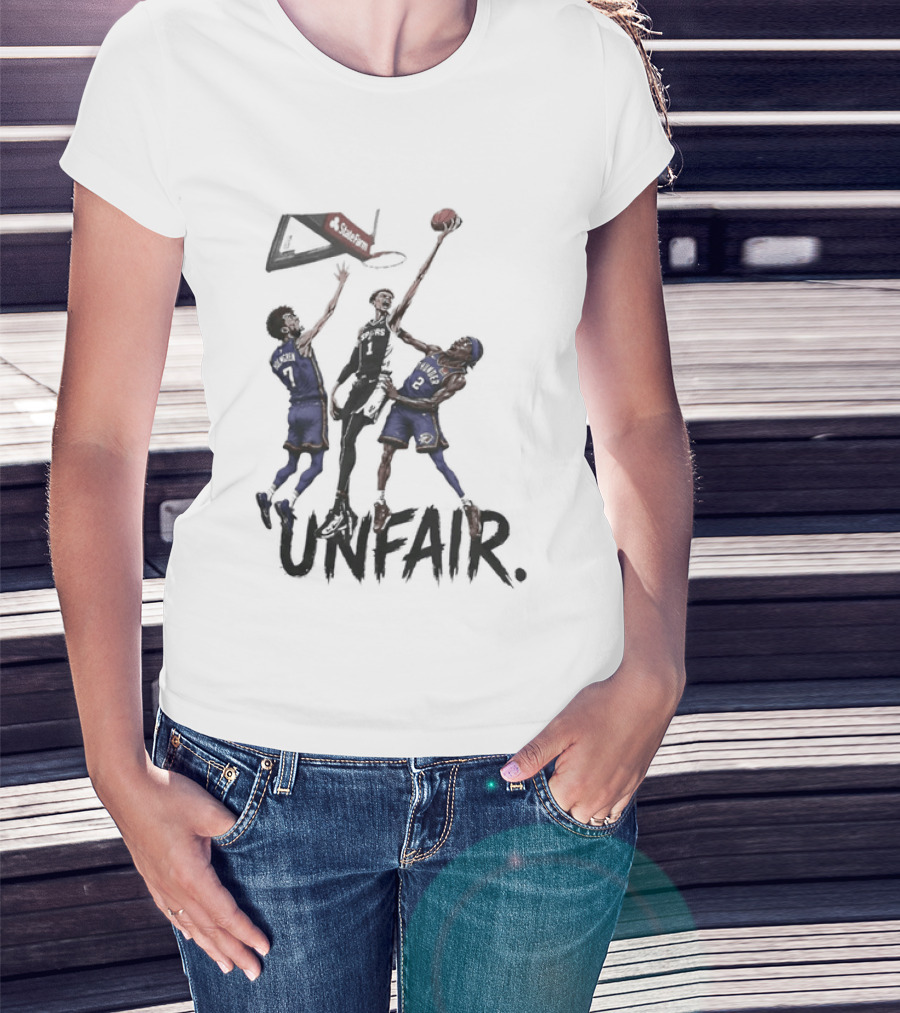 Unfair San Antonio Spurs Basketball Players Dunk T-Shirt