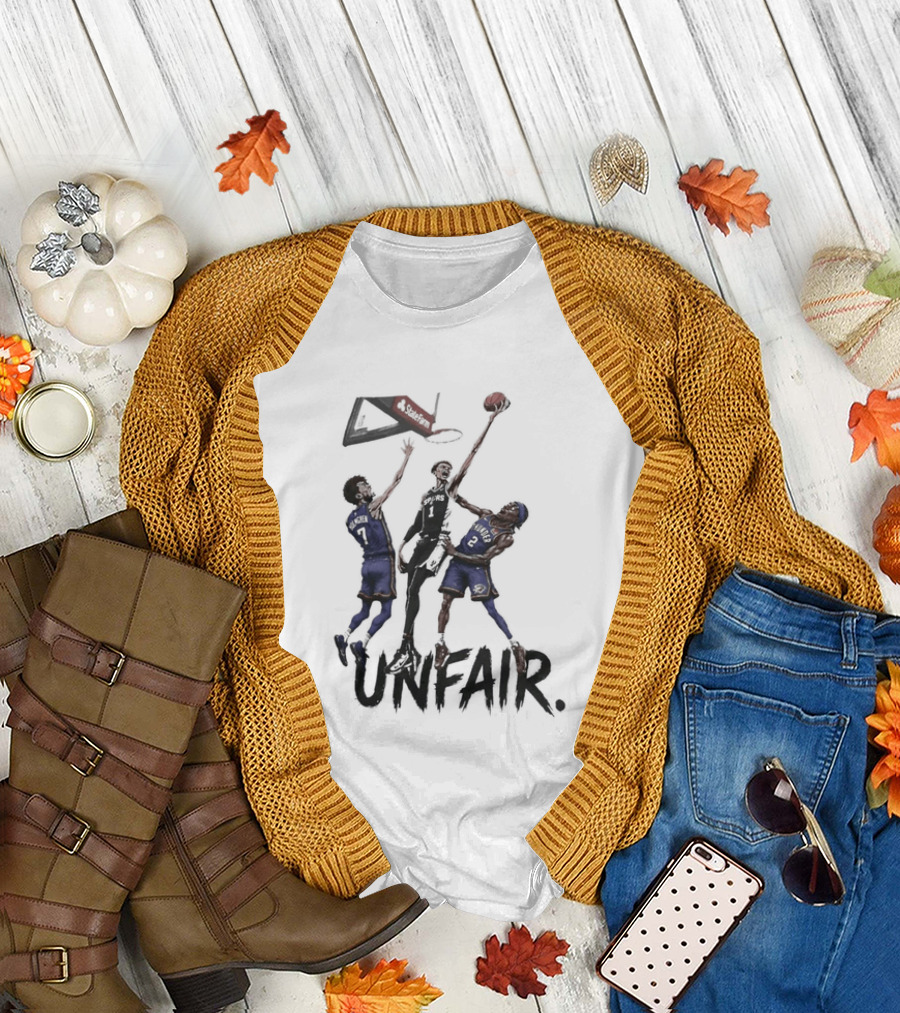 Unfair San Antonio Spurs Basketball Players Dunk T-Shirt