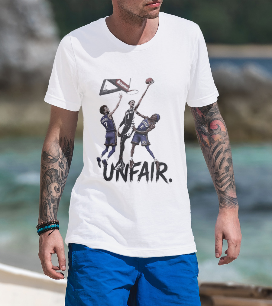 Unfair San Antonio Spurs Basketball Players Dunk T-Shirt