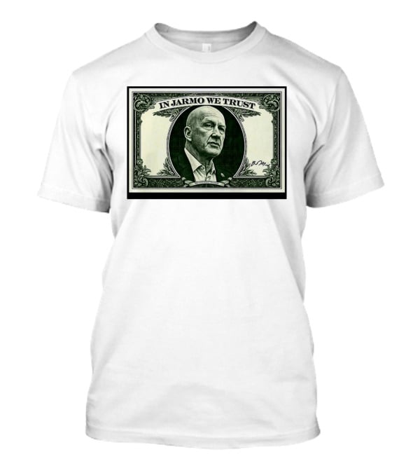 In Jarmo We Trust Dollar Bill Buffalo Sabres Jarmo Kekalainen T-Shirt