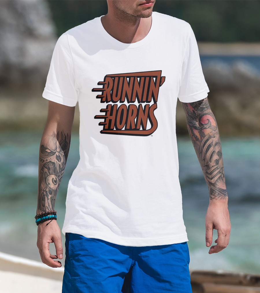 Texas Longhorns Runnin' Horns Basketball 2026 Sports Team Spirit T-Shirt