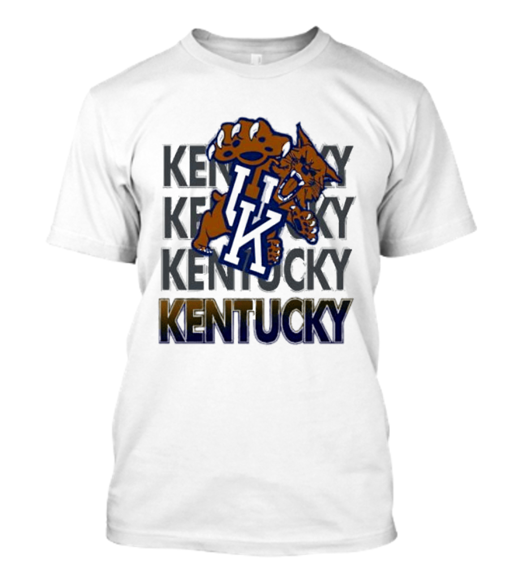 Kentucky Wildcat NCAA Stacked UK Kentucky T-Shirt