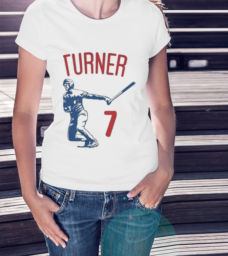 Turner Player 7 Baseball Batter T-Shirt