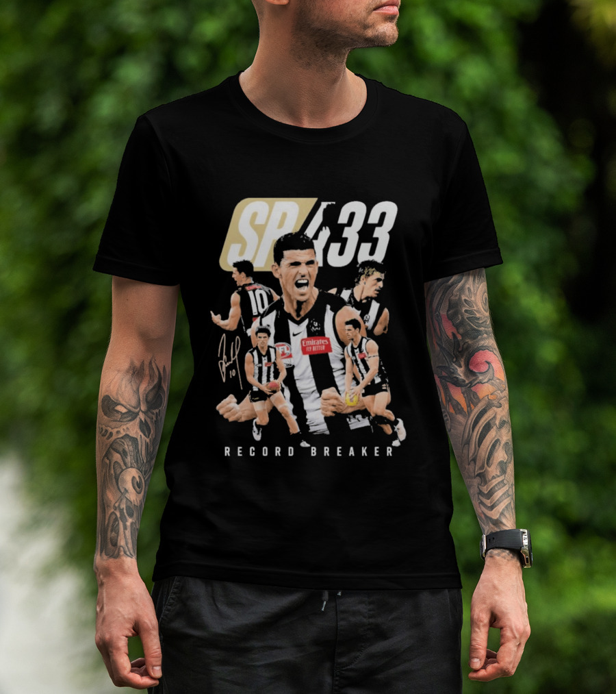 SP433 Record Breaker Emirates Footy Milestone T-Shirt