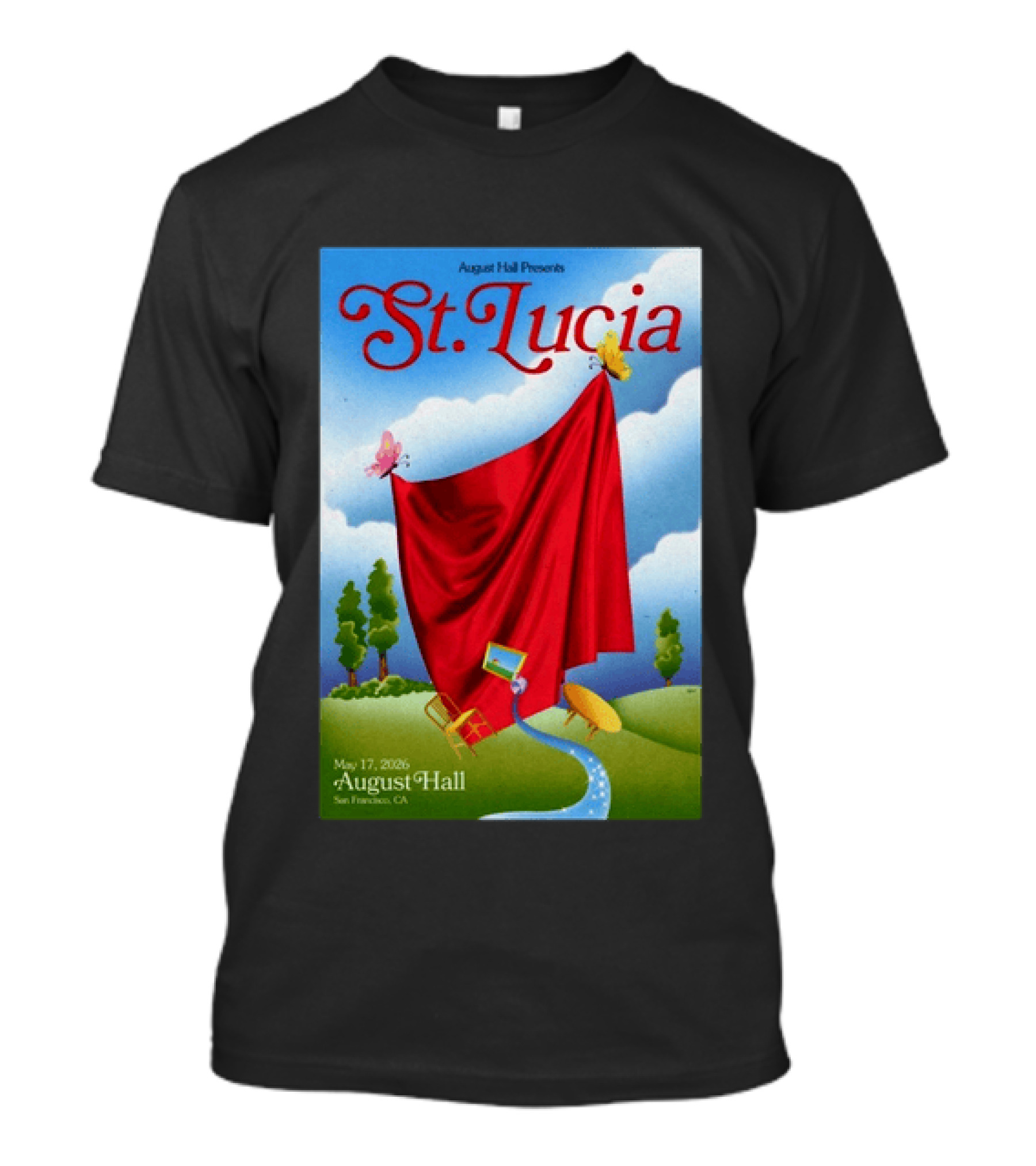 August Hall Presents St. Lucia May 17 2026 San Francisco CA T-Shirt