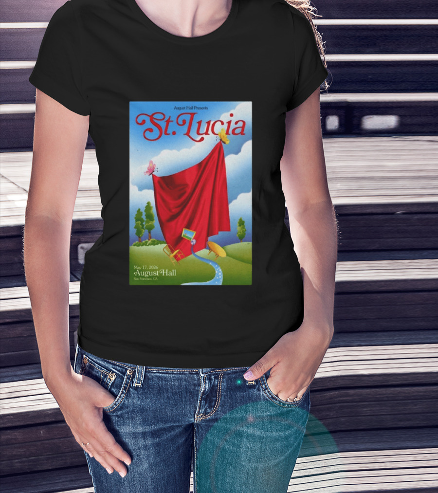 August Hall Presents St. Lucia May 17 2026 San Francisco CA T-Shirt