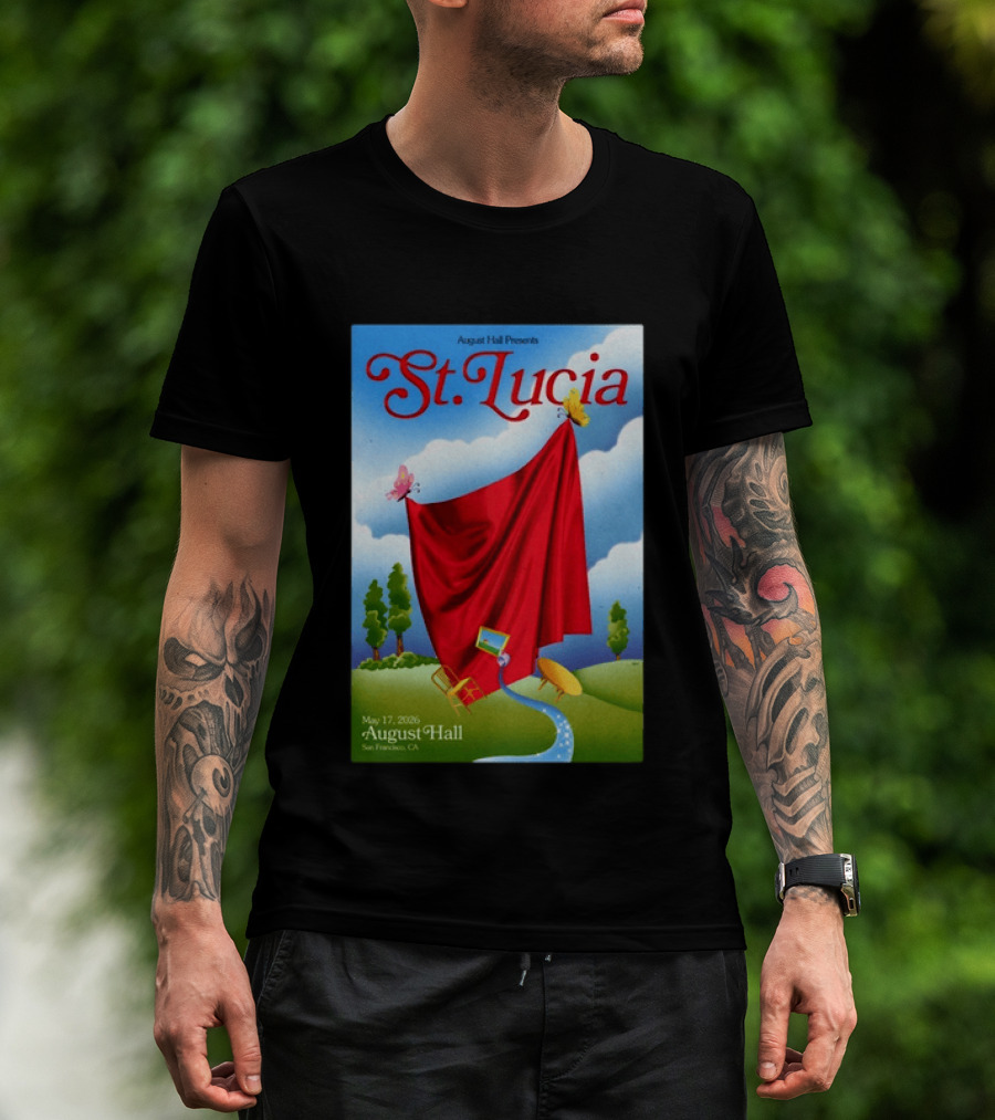 August Hall Presents St. Lucia May 17 2026 San Francisco CA T-Shirt