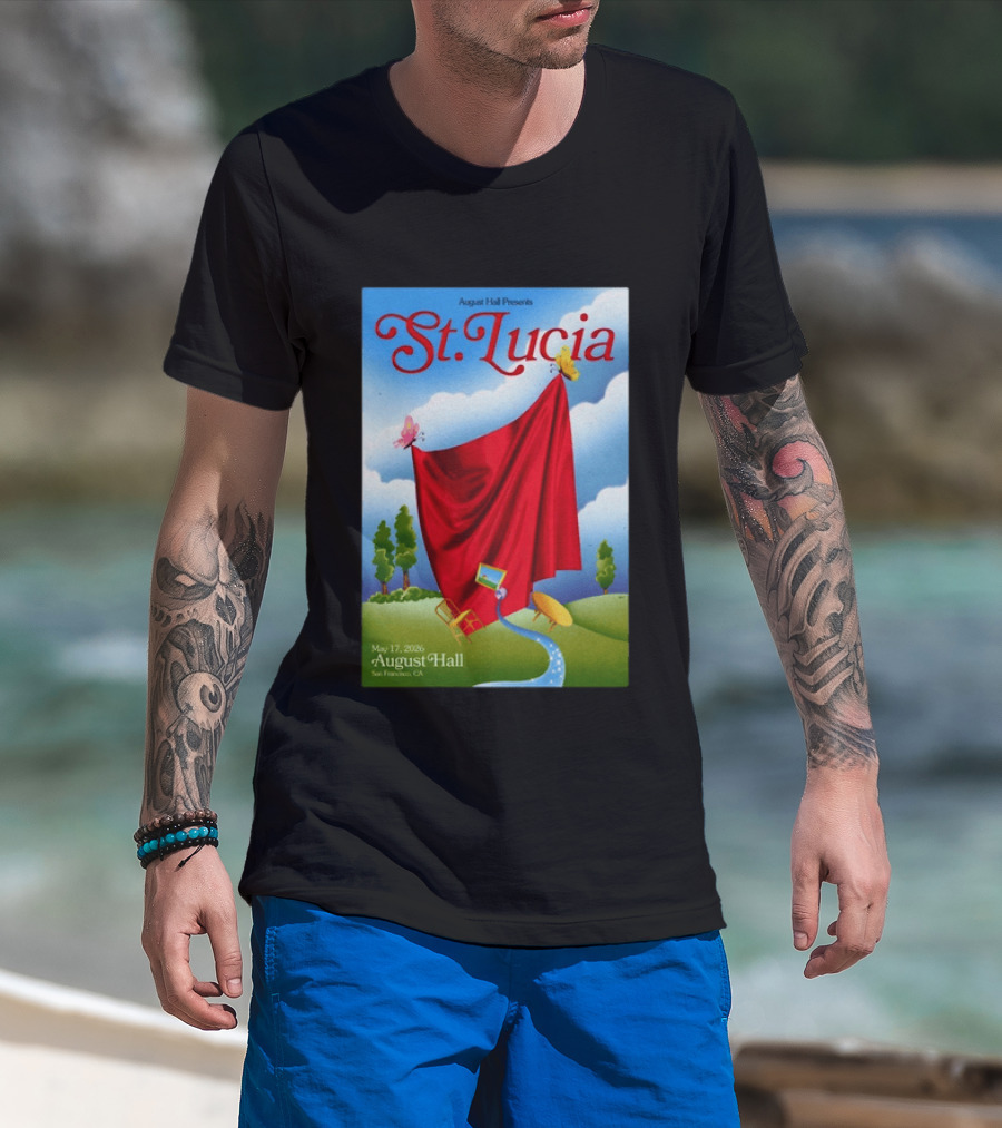 August Hall Presents St. Lucia May 17 2026 San Francisco CA T-Shirt