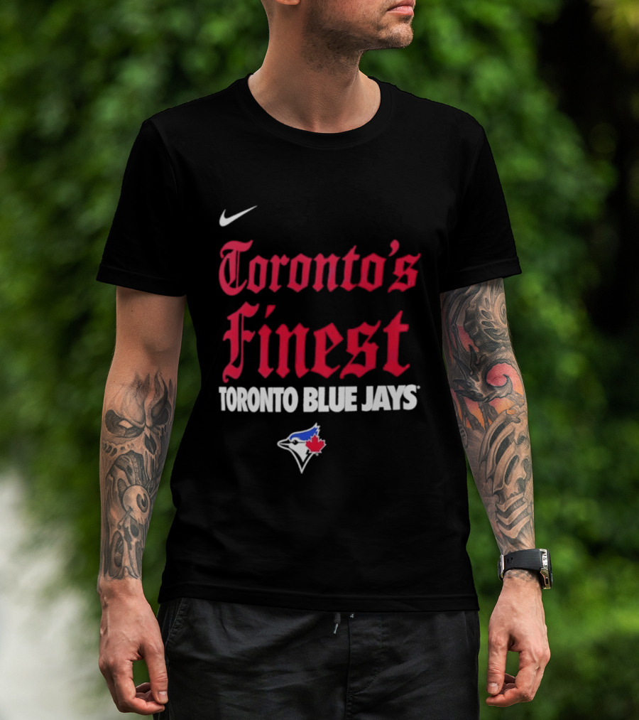 Nike Toronto's Finest Toronto Blue Jays City Connect Handwriting T-Shirt