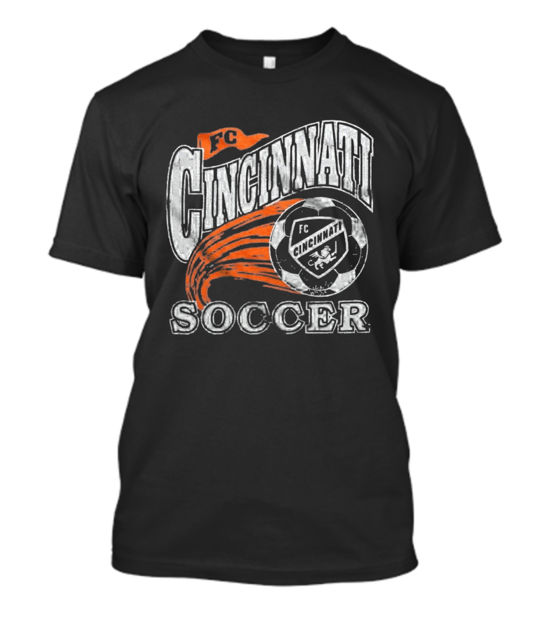 FC Cincinnati Soccer Emblem Ball Highlight T-Shirt