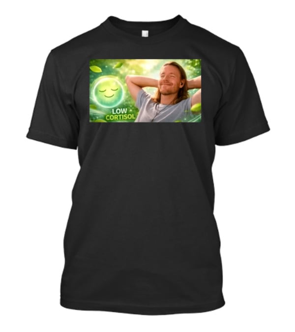 Low Cortisol Goatis 2026 Stress Free Relaxation T-Shirt