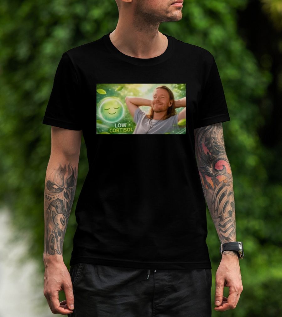 Low Cortisol Goatis 2026 Stress Free Relaxation T-Shirt