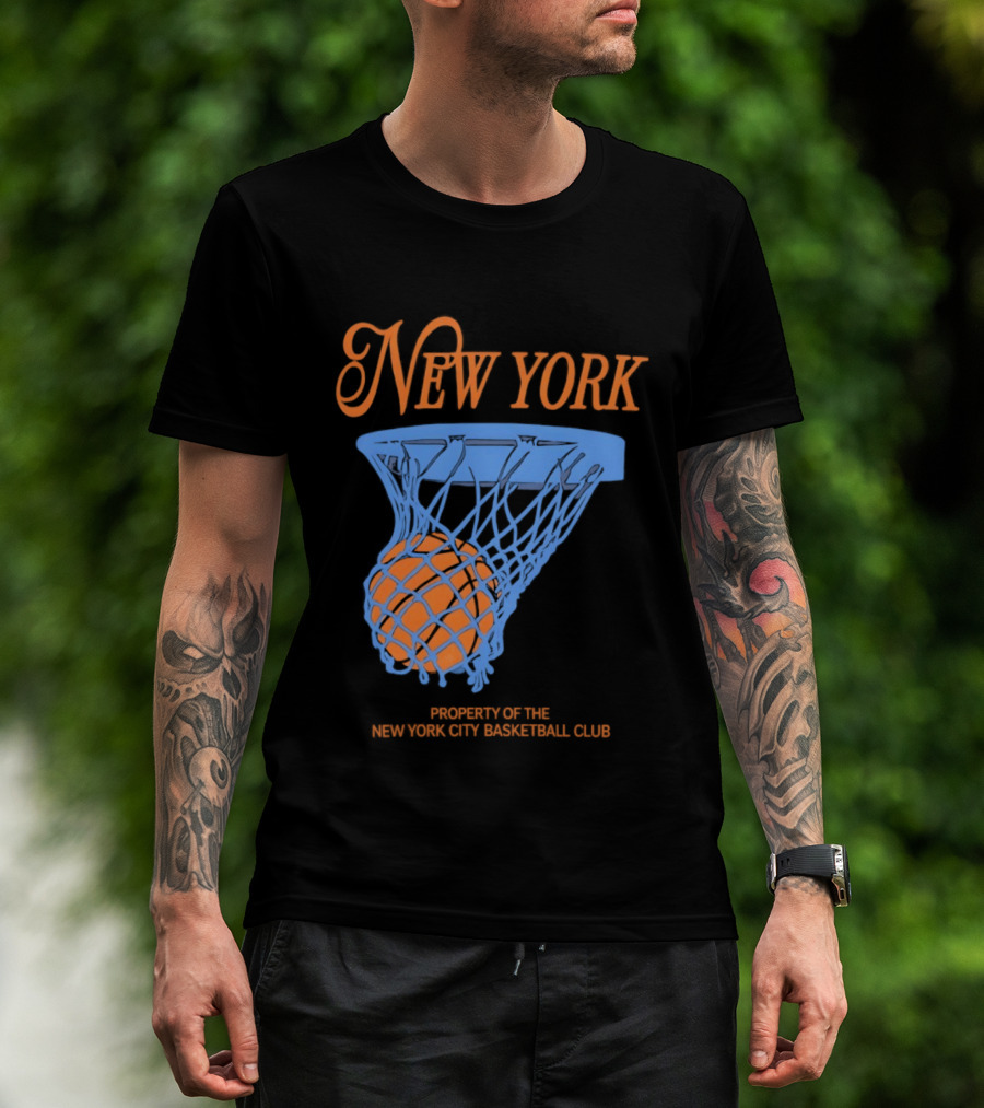 New York Basketball Property Of The New York City Basketball Club T-Shirt