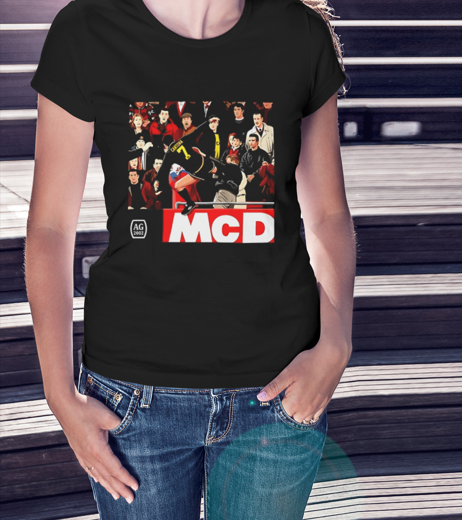 Oh Ah Kung Fu Cantona Kick Crowd Scene MCD T-Shirt